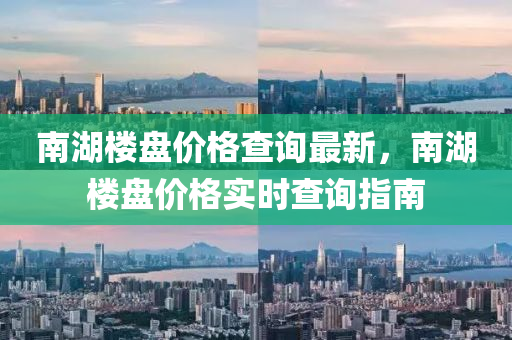 南湖樓盤價格查詢最新，南湖樓盤價格實時查詢指南