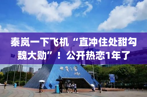秦嵐一下飛機(jī)“直沖住處甜勾魏大勛”！公開(kāi)熱戀1年了