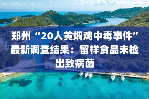 鄭州“20人黃燜雞中毒事件”最新調(diào)查結(jié)果：留樣食品未檢出致病菌
