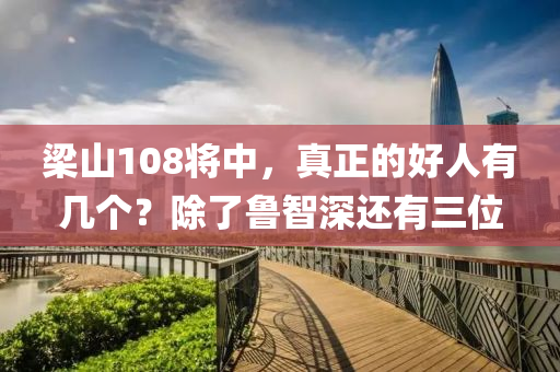 梁山108將中，真正的好人有幾個？除了魯智深還有三位