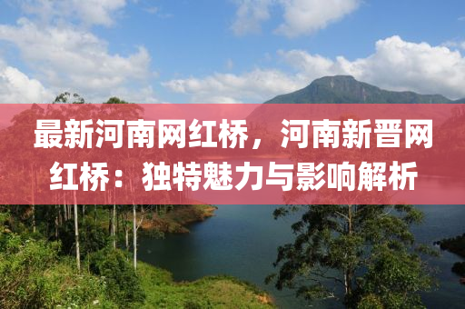 最新河南網(wǎng)紅橋，河南新晉網(wǎng)紅橋：獨特魅力與影響解析