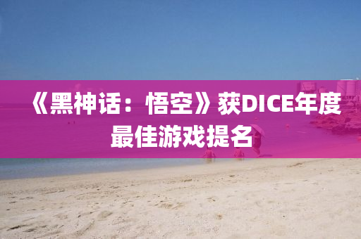 《黑神話：悟空》獲DICE年度最佳游戲提名