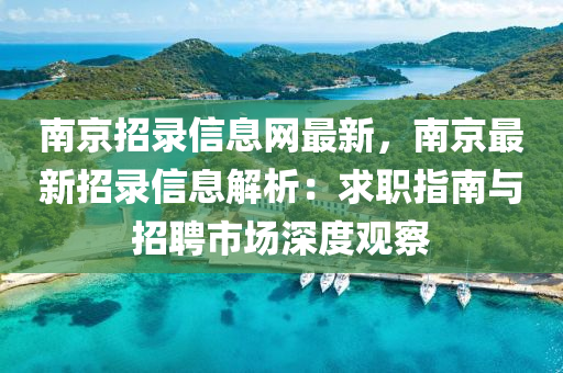 南京招錄信息網(wǎng)最新，南京最新招錄信息解析：求職指南與招聘市場(chǎng)深度觀察