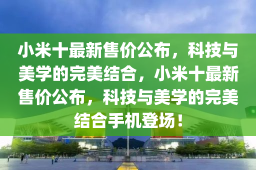 小米十最新售價公布，科技與美學(xué)的完美結(jié)合，小米十最新售價公布，科技與美學(xué)的完美結(jié)合手機(jī)登場！