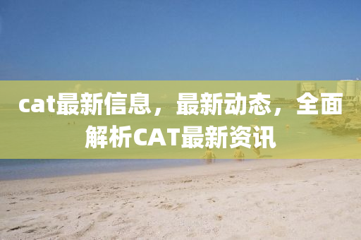 cat最新信息，最新動(dòng)態(tài)，全面解析CAT最新資訊