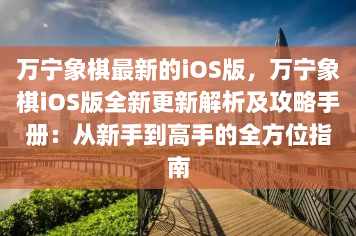 萬(wàn)寧象棋最新的iOS版，萬(wàn)寧象棋iOS版全新更新解析及攻略手冊(cè)：從新手到高手的全方位指南