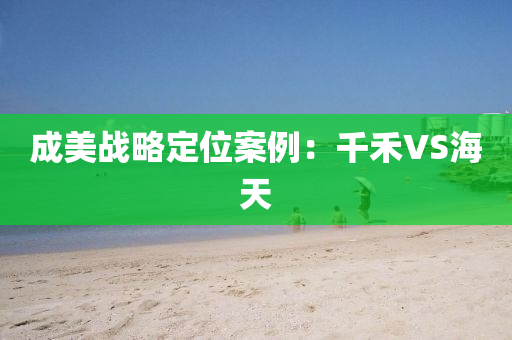 成美戰(zhàn)略定位案例：千禾VS海天