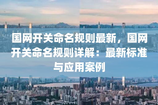 國網(wǎng)開關(guān)命名規(guī)則最新，國網(wǎng)開關(guān)命名規(guī)則詳解：最新標(biāo)準(zhǔn)與應(yīng)用案例