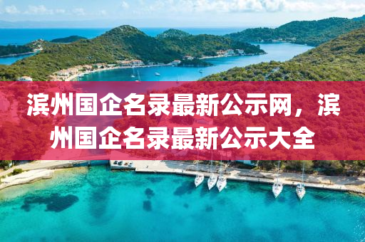 濱州國(guó)企名錄最新公示網(wǎng)，濱州國(guó)企名錄最新公示大全