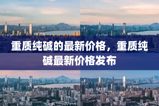 重質(zhì)純堿的最新價(jià)格，重質(zhì)純堿最新價(jià)格發(fā)布