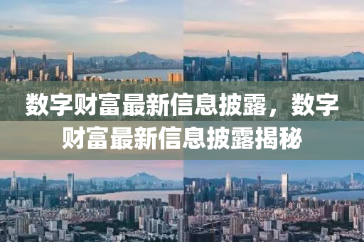 數(shù)字財(cái)富最新信息披露，數(shù)字財(cái)富最新信息披露揭秘