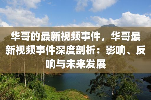 華哥的最新視頻事件，華哥最新視頻事件深度剖析：影響、反響與未來發(fā)展