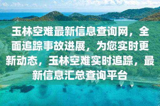 玉林空難最新信息查詢網，全面追蹤事故進展，為您實時更新動態(tài)，玉林空難實時追蹤，最新信息匯總查詢平臺