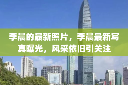 李晨的最新照片，李晨最新寫真曝光，風(fēng)采依舊引關(guān)注