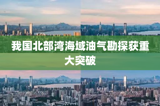 我國北部灣海域油氣勘探獲重大突破