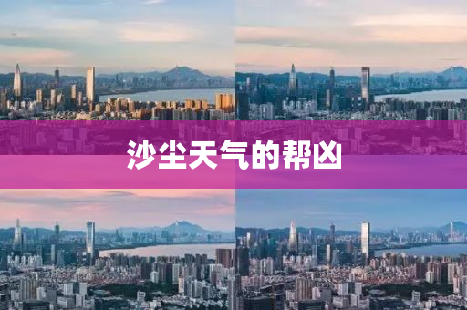 沙塵天氣的幫兇