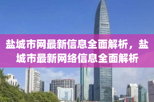 鹽城市網(wǎng)最新信息全面解析，鹽城市最新網(wǎng)絡(luò)信息全面解析