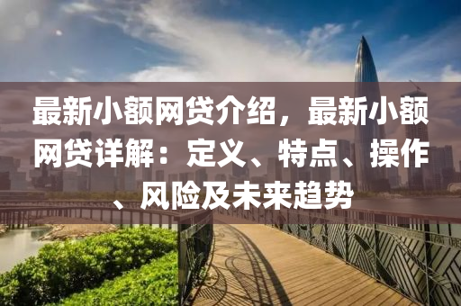 最新小額網(wǎng)貸介紹，最新小額網(wǎng)貸詳解：定義、特點(diǎn)、操作、風(fēng)險(xiǎn)及未來(lái)趨勢(shì)