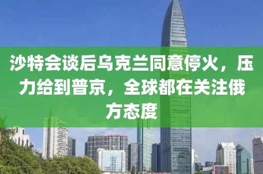 沙特會(huì)談后烏克蘭同意?；?，壓力給到普京，全球都在關(guān)注俄方態(tài)度