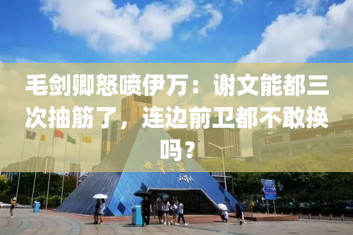 毛劍卿怒噴伊萬(wàn)：謝文能都三次抽筋了，連邊前衛(wèi)都不敢換嗎？