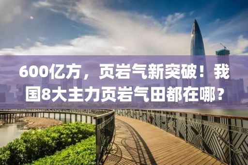 600億方，頁巖氣新突破！我國8大主力頁巖氣田都在哪？