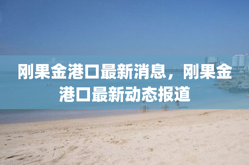剛果金港口最新消息，剛果金港口最新動態(tài)報(bào)道