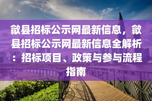 歙縣招標(biāo)公示網(wǎng)最新信息，歙縣招標(biāo)公示網(wǎng)最新信息全解析：招標(biāo)項(xiàng)目、政策與參與流程指南