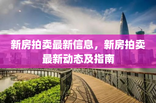 新房拍賣最新信息，新房拍賣最新動(dòng)態(tài)及指南