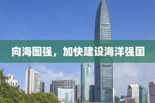 向海圖強，加快建設(shè)海洋強國