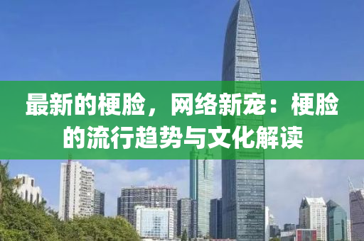 最新的梗臉，網(wǎng)絡(luò)新寵：梗臉的流行趨勢與文化解讀