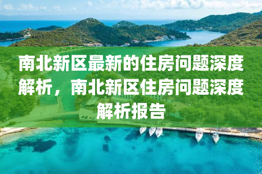 南北新區(qū)最新的住房問題深度解析，南北新區(qū)住房問題深度解析報告
