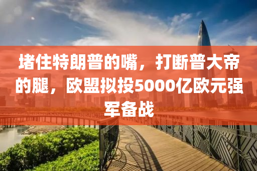 堵住特朗普的嘴，打斷普大帝的腿，歐盟擬投5000億歐元強(qiáng)軍備戰(zhàn)