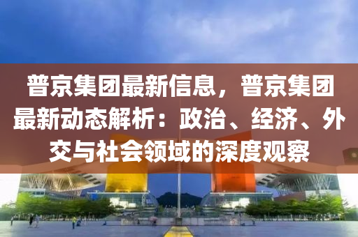 普京集團最新信息，普京集團最新動態(tài)解析：政治、經(jīng)濟、外交與社會領(lǐng)域的深度觀察