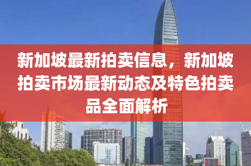 新加坡最新拍賣(mài)信息，新加坡拍賣(mài)市場(chǎng)最新動(dòng)態(tài)及特色拍賣(mài)品全面解析