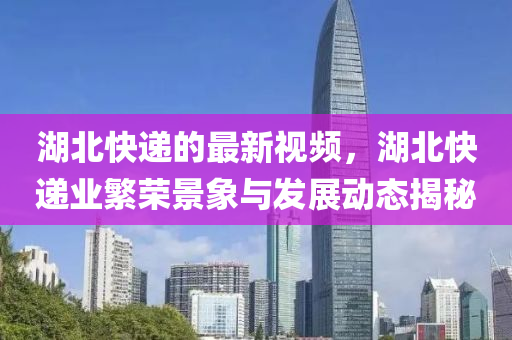 湖北快遞的最新視頻，湖北快遞業(yè)繁榮景象與發(fā)展動(dòng)態(tài)揭秘