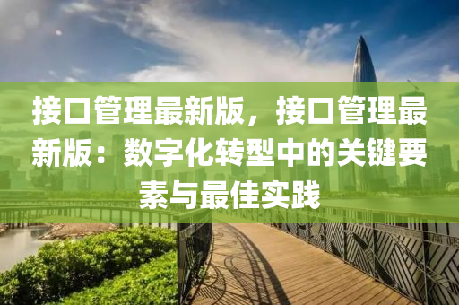 接口管理最新版，接口管理最新版：數(shù)字化轉(zhuǎn)型中的關鍵要素與最佳實踐