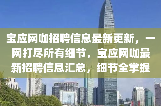 寶應網(wǎng)咖招聘信息最新更新，一網(wǎng)打盡所有細節(jié)，寶應網(wǎng)咖最新招聘信息匯總，細節(jié)全掌握