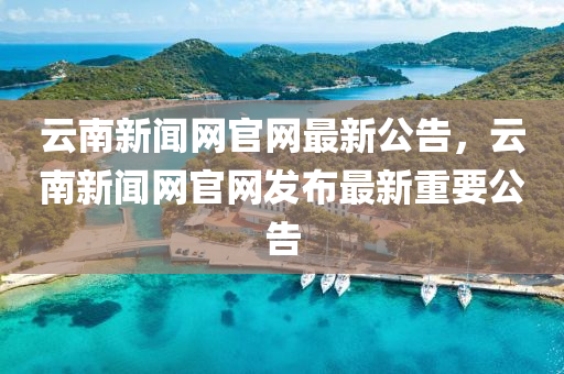 云南新聞網(wǎng)官網(wǎng)最新公告，云南新聞網(wǎng)官網(wǎng)發(fā)布最新重要公告