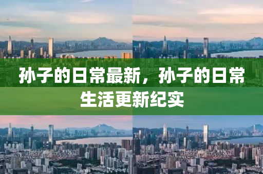 孫子的日常最新，孫子的日常生活更新紀(jì)實(shí)