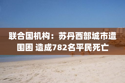 聯(lián)合國機(jī)構(gòu)：蘇丹西部城市遭圍困 造成782名平民死亡