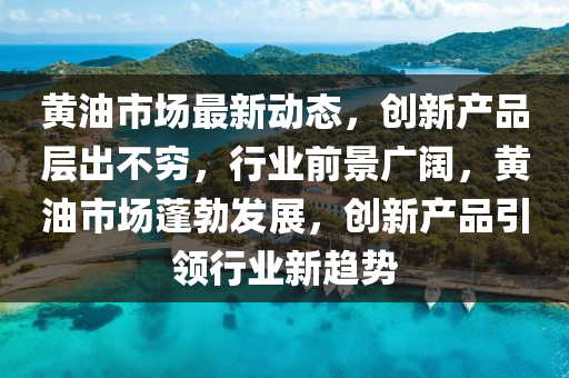 黃油市場最新動態(tài)，創(chuàng)新產(chǎn)品層出不窮，行業(yè)前景廣闊，黃油市場蓬勃發(fā)展，創(chuàng)新產(chǎn)品引領(lǐng)行業(yè)新趨勢