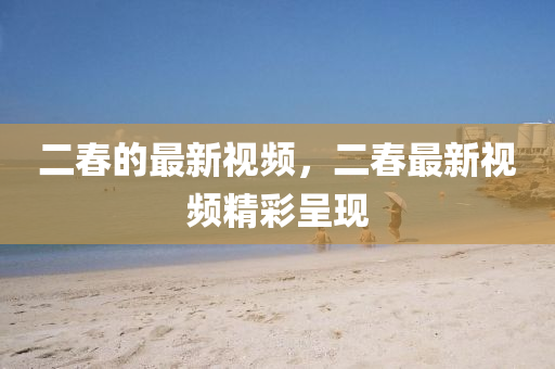 二春的最新視頻，二春最新視頻精彩呈現(xiàn)