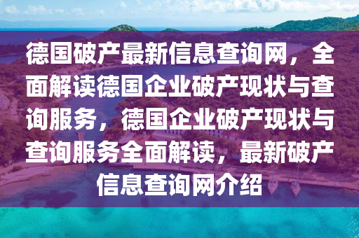 德國破產(chǎn)最新信息查詢網(wǎng)，全面解讀德國企業(yè)破產(chǎn)現(xiàn)狀與查詢服務(wù)，德國企業(yè)破產(chǎn)現(xiàn)狀與查詢服務(wù)全面解讀，最新破產(chǎn)信息查詢網(wǎng)介紹