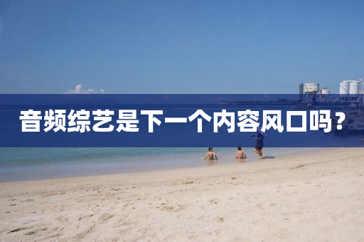 音頻綜藝是下一個內(nèi)容風(fēng)口嗎？