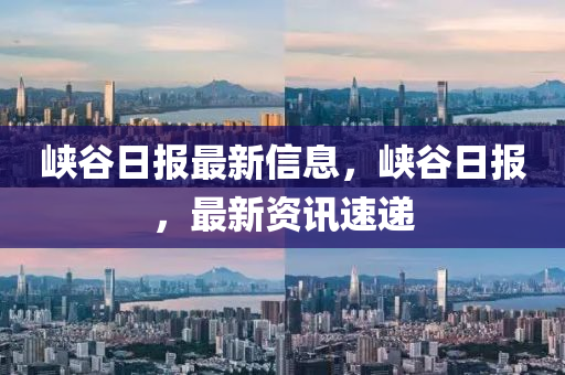 峽谷日報最新信息，峽谷日報，最新資訊速遞