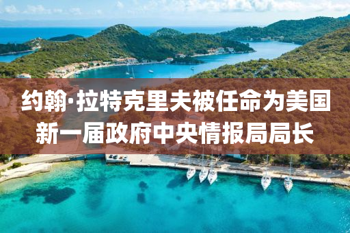 約翰·拉特克里夫被任命為美國新一屆政府中央情報局局長