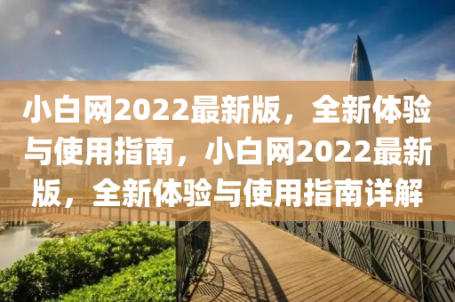 小白網(wǎng)2022最新版，全新體驗(yàn)與使用指南，小白網(wǎng)2022最新版，全新體驗(yàn)與使用指南詳解