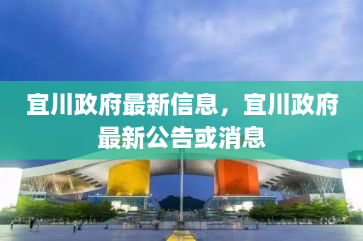 宜川政府最新信息，宜川政府最新公告或消息