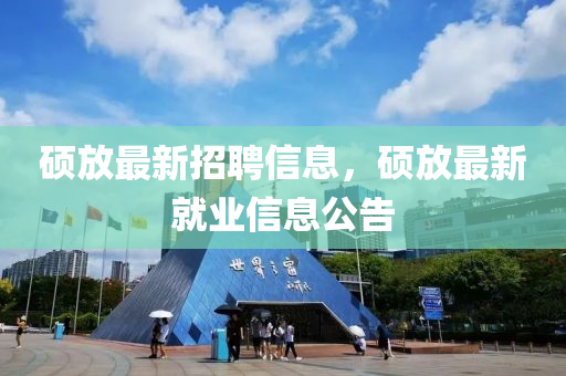 碩放最新招聘信息，碩放最新就業(yè)信息公告