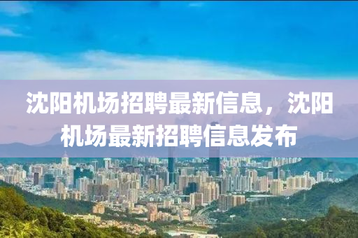 沈陽機(jī)場招聘最新信息，沈陽機(jī)場最新招聘信息發(fā)布